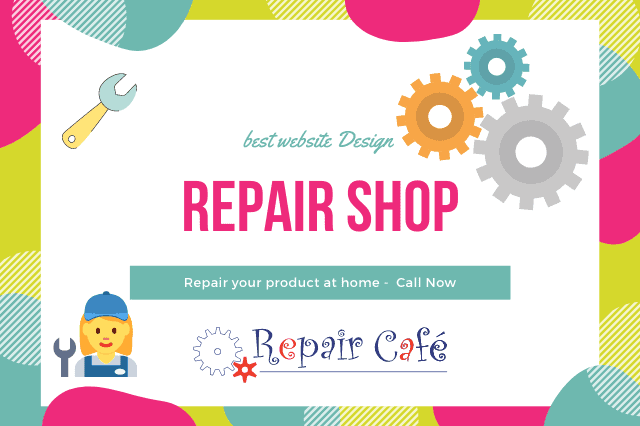 repair shop website